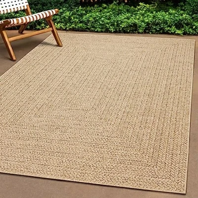 Afbeelding van Teppich Traum Buitenkant modern, robuust, jute look, weerbestendig, balkon, tuin, terras, 140 x 200 cm