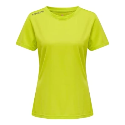 Afbeelding van Newline Core Functional Shirt Dames geel maat S