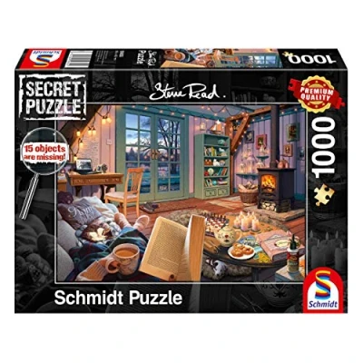 Afbeelding van Schmidt Legpuzzel In Het Vakantiehuisje 49 X 69 Cm 1000 Stukjes
