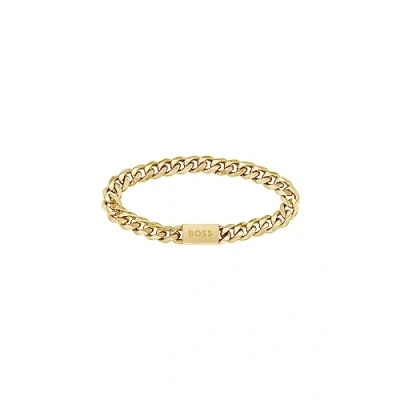 Afbeelding van BOSS FOR HIM Armband goldcoloured, Heren, Maat: One Size, Gold coloured