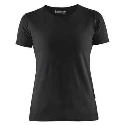 Image de T Shirt femme noir, coupe ajustée
