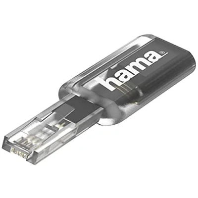 Afbeelding van Hama Telefoon (analoog) Adapter Zwart (transparant)