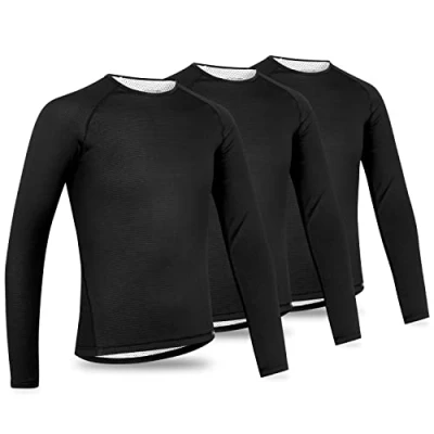 Afbeelding van GripGrab Ride Thermal Lange Mouw Winter Fiets Ondershirt Polygiene Base Layer Thermoshirt Wit Heren Maat S