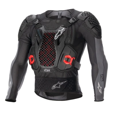 Afbeelding van Alpinestars Bionic Plus V2 Protection Jacket Black Anthracite Red Maat XL Rugbeschermer