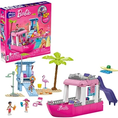 Afbeelding van Barbie Mega Droomboot Bouwset, 317dlg.