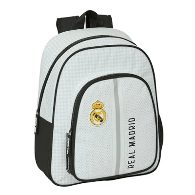 Afbeelding van Schoolrugzak Real Madrid C.F. 24/25 Wit Grijs 28 x 34 10 cm
