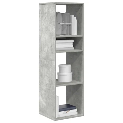 Afbeelding van vidaXL Boekenkast 34x31x112 cm bewerkt hout betongrijs