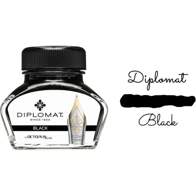 Afbeelding van Diplomat Inktpot 30 ML Black