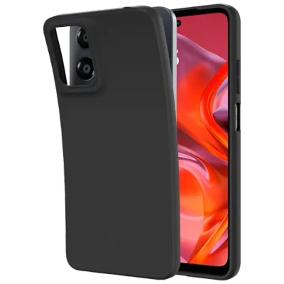 Afbeelding van Just in Case TPU Back Cover Zwart Motorola Moto E15
