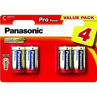 Afbeelding van Panasonic C Cell batterij LR14PPG4BW (4 stuks)