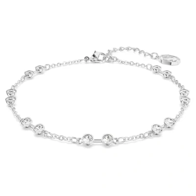 Image de Swarovski Strand Remix Collection, Taille ronde, Blanc, Métal rhodié