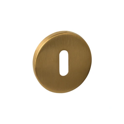 Afbeelding van Intersteel Sleutelrozetten verdekt ø52x6mm PVD messing mat