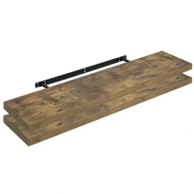 Afbeelding van WOLTU RG9315hov 2 Set van zwevende planken MDF, voor woonkamer, keuken, slaapkamer, badkamer enz