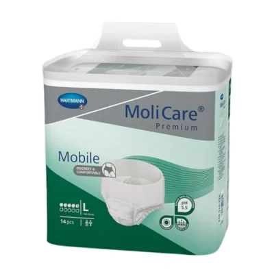 Afbeelding van Hartmann MoliCare Mobile 5 druppels Large 4 pakken van 14 stuks