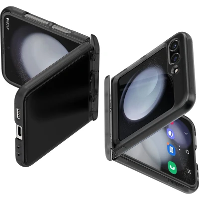 Afbeelding van Spigen Thin Fit Hoesje Geschikt voor Samsung Galaxy Z Flip 5 Back Cover Grijs