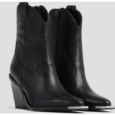 Afbeelding van Bronx NEW KOLE Enkellaarsjes met hoge hak, Dames, Maat: 41, Black Schoenen