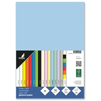 Afbeelding van Papier Kangaro, Pastel Blauw