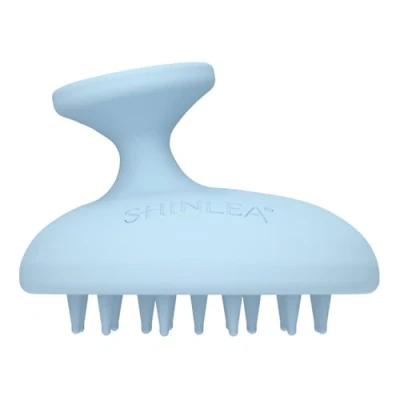 Afbeelding van SHINLEA Hoofdhuidmassageborstel van zachte siliconen voor het exfoliëren en masseren hoofd, stimuleert de haargroei, vermindert roos, massageborstel haar