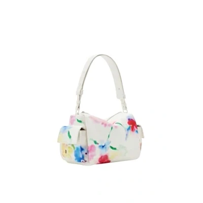 Afbeelding van Desigual Liquidflower Handtas, Dames, Maat: One Size, White