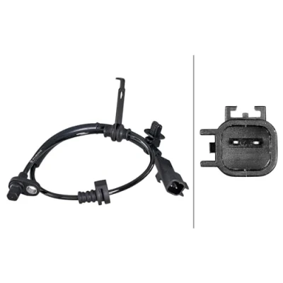 Afbeelding van HELLA 6PU 358 218 681 ABS Sensor Met verbindingsstuk Geluidsensor 2 525 FORD: Mondeo 5 Kombi,