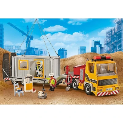 Afbeelding van Playmobil City Action Dieplader met container 9898