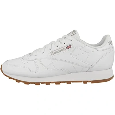 Afbeelding van Reebok Classic Leather Sneakers laag, Dames, Maat: 38.5, Footwear white/pure grey Leer