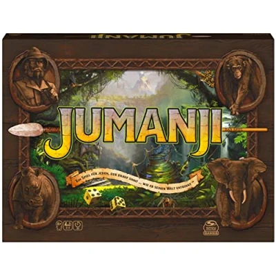 Afbeelding van Spin Master Games Jumanji het familiespel met actie voor 2 tot 4 moedige avonturiers vanaf 8 jaar coöperatief avonturenspel spannende uitdagingen