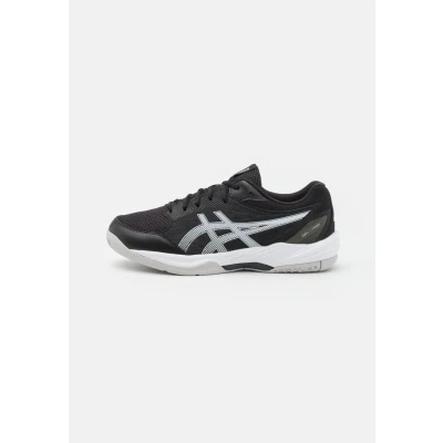 Afbeelding van Asics Geltask 4 Handbalschoenen, Heren, Maat: 42.5, Black/white Textiel/ synthetisch