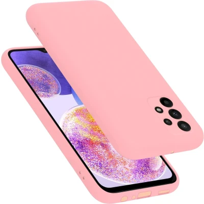 Afbeelding van Cadorabo Hoesje geschikt voor Samsung Galaxy A23 4G / 5G in LIQUID ROZE Beschermhoes gemaakt van flexibel TPU silicone Case Cover