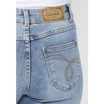 Afbeelding van Koroshi Largo Jeans Skinny Fit, Dames, Maat: 38, Azul claro