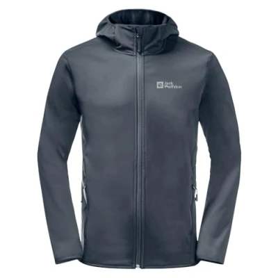 Afbeelding van Bornberg Softshell Jas Heren Nature Blue 200 XXL Blauw Outdoor Jack