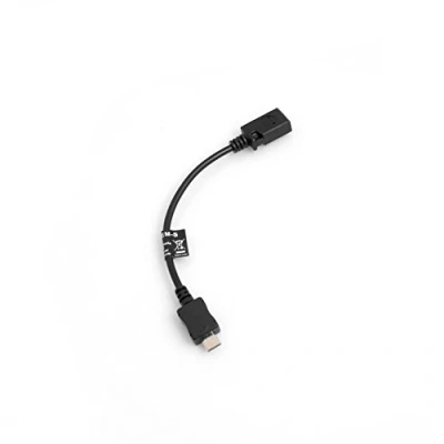 Afbeelding van System S Adapter micro USB (mannelijk) naar mini (vrouwelijk) + oplaad en datakabel verlenging 15 cm