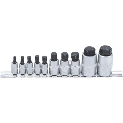 Afbeelding van BGS Dopsleutelbitset extra kort INBUS 4 19 mm 10 delig