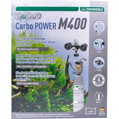 Afbeelding van Dennerle Carbo Power M400 Aquarium CO2 Systeem Met herbruikbare Fles Voor Aquaria tot 400 Liter