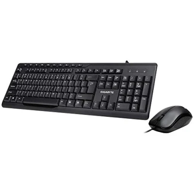 Afbeelding van Gigabyte KM6300 Toetsenbord en muis set USB zwart