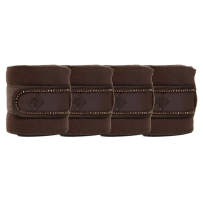 Afbeelding van Kentucky Bandages Polar Fleece Pearls Bruin Full