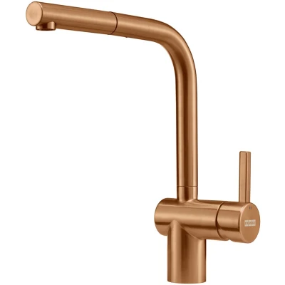 Afbeelding van Franke koperen Keukenkraan Atlas Neo met uitrekbare uitloop pvd copper 115.0628.208