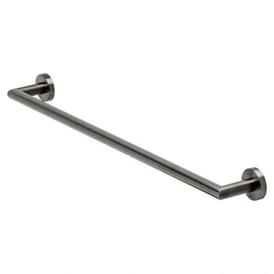 Afbeelding van Geesa Nemox Handdoekrek 64.8cm Zwart metaal geborsteld