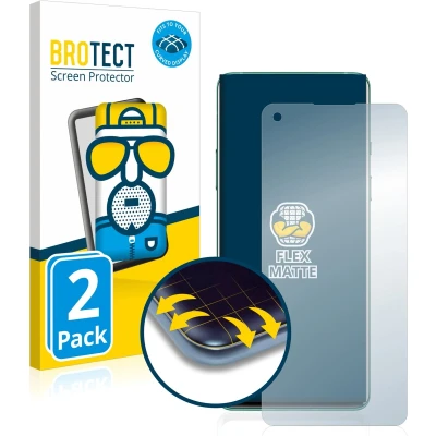 Afbeelding van BROTECT Screenprotector voor OnePlus 8 Folie Beschermfolie matte volledig dekking (2 Stuks)