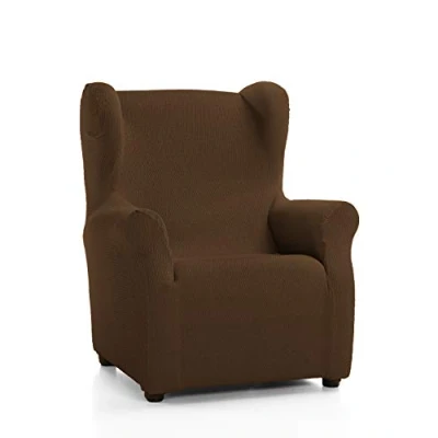 Afbeelding van Martina Home Tunez stoelbekleding oorfauteuil bruin