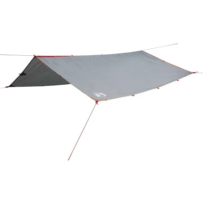 Afbeelding van Kampeerluifel waterdicht 500x294 cm grijs en oranje