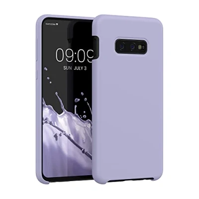 Afbeelding van kwmobile telefoonhoesje geschikt voor Samsung Galaxy S10e Hoesje met siliconen coating Smartphone case in lavendel