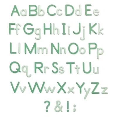 Afbeelding van Sizzix Thinlits Snijmal Set Essential Type 9 stuks