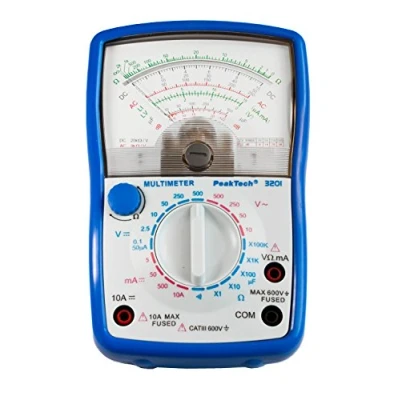 Afbeelding van Peaktech 3201 analoge multimeter 500V AC/DC 10A DC