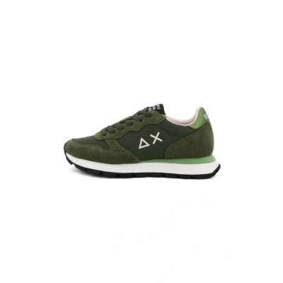 Afbeelding van Sun68 Ally Solid Nylon Sneakers Dames Groen Maat 38