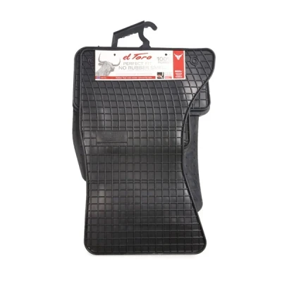 Afbeelding van FROGUM 0728 Vloermatset Rubber voor en achter 4 Zwart Op maat gemaakt AUDI: A4 B8 Avant, Saloon, A5 Sportback