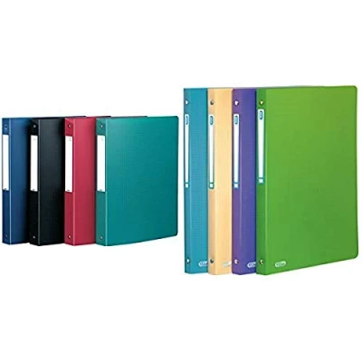 Image de Elba Modling Classeur Pp Semi Rigide 4 Anneaux D30 A4 Vert Fonce
