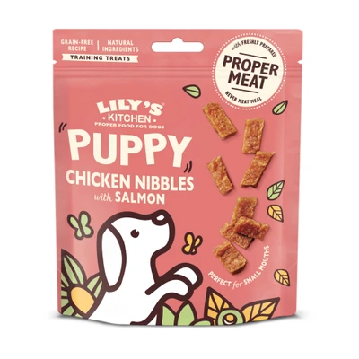 Afbeelding van Voordeelpakket: 3x70g Lily&#039;s Kitchen Puppy hapjes met kip &amp; zalm hondensnacks