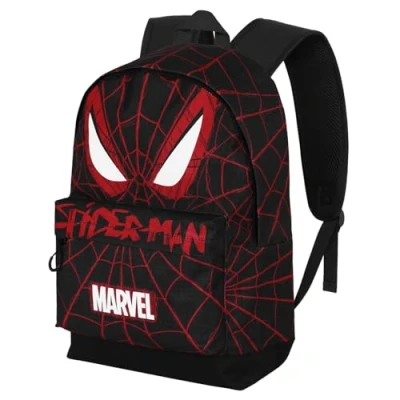 Afbeelding van Karactermania Marvel Spiderman Vision HS FAN 2.2 Rugzak Backpack met trolley bevestiging Rugtas Zwart