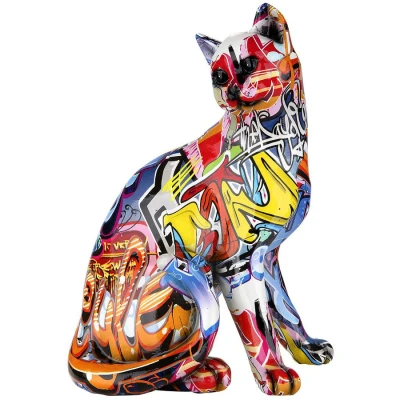 Afbeelding van Gilde Popart Kat XL